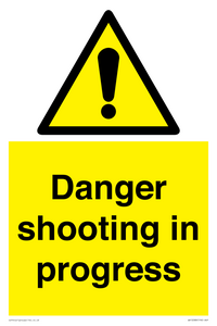 Danger shooting in progress